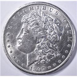 1897-S MORGAN DOLLAR  BU