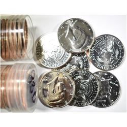 1993-P & D ROLLS KENNEDY HALF DOLLAR ROLLS