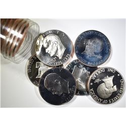 1976-S PROOF TYPE 2 IKE DOLLAR ROLL