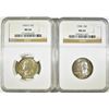Image 1 : 1958-P,D WASHINGTON QUARTERS NGC MS-66 COLOR
