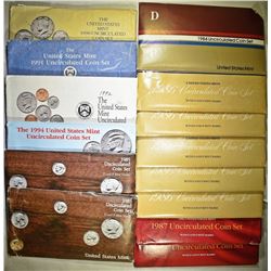 U.S. MINT SET LOT: ORIG PACKAGING
