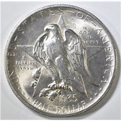 1935 TEXAS COMMEM HALF DOLLAR CH BU