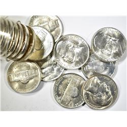 BU ROLL OF 1942-P SILVER JEFFERSON NICKELS