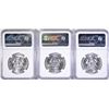 Image 2 : (3) 1966 SMS KENNEDY HALVES NGC MS 67