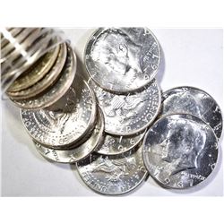1967 BU KENNEDY HALF DOLLAR ROLL