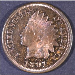 1891 INDIAN CENT GEM PROOF RB