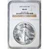 Image 1 : 1992 AMERICAN SILVER EAGLE NGC MS-69