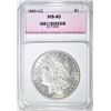 Image 1 : 1890-CC MORGAN DOLLAR, PNA CH BU