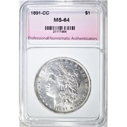 1891-CC MORGAN DOLLAR