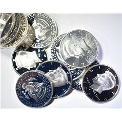 (13) 2002-S GEM SILVER KENNEDY PROOFS