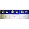 Image 1 : 3-PROOF 1986 2-PIECE STATUE OF LIBERTY SETS