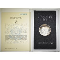 1881-CC GSA MORGAN DOLLAR CH BU ORIG BOX/COA