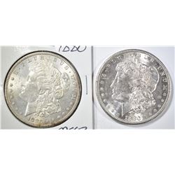 1880 & 1880-S CH BU MORGAN DOLLARS