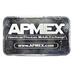 FIVE OUNCE .999 AMPEX SILVER BAR