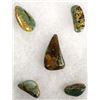 Image 1 : 5 Evans Mine Turquoise Cabs, from 20-41Ct