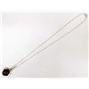 Image 2 : Sterling Silver Amber Necklace