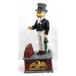 Uncle Sam Cast Iron Bank