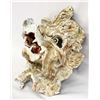 Image 2 : Artisan Crafted Ceramic Clay Wolf Mask