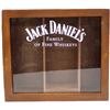 Image 1 : Jack Daniel's Glass & Wood Whiskey Display Box
