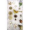Image 1 : Collection of 17 Vintage Estate Pins