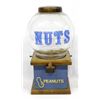 Image 1 : Glass & Wood Peanut Dispenser