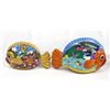 Image 2 : Pr Hand Painted Pottery Fish