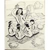Image 1 : Original Navajo Drawing by Andy Tsinajinnie