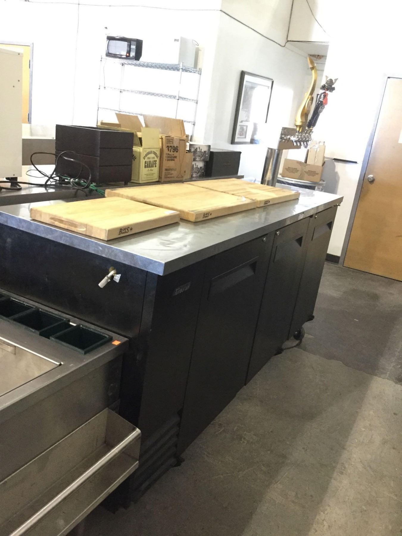 Turbo Air Back Bar Cooler Tap Beer Dispenser 90" x 27" Model TBB4SB