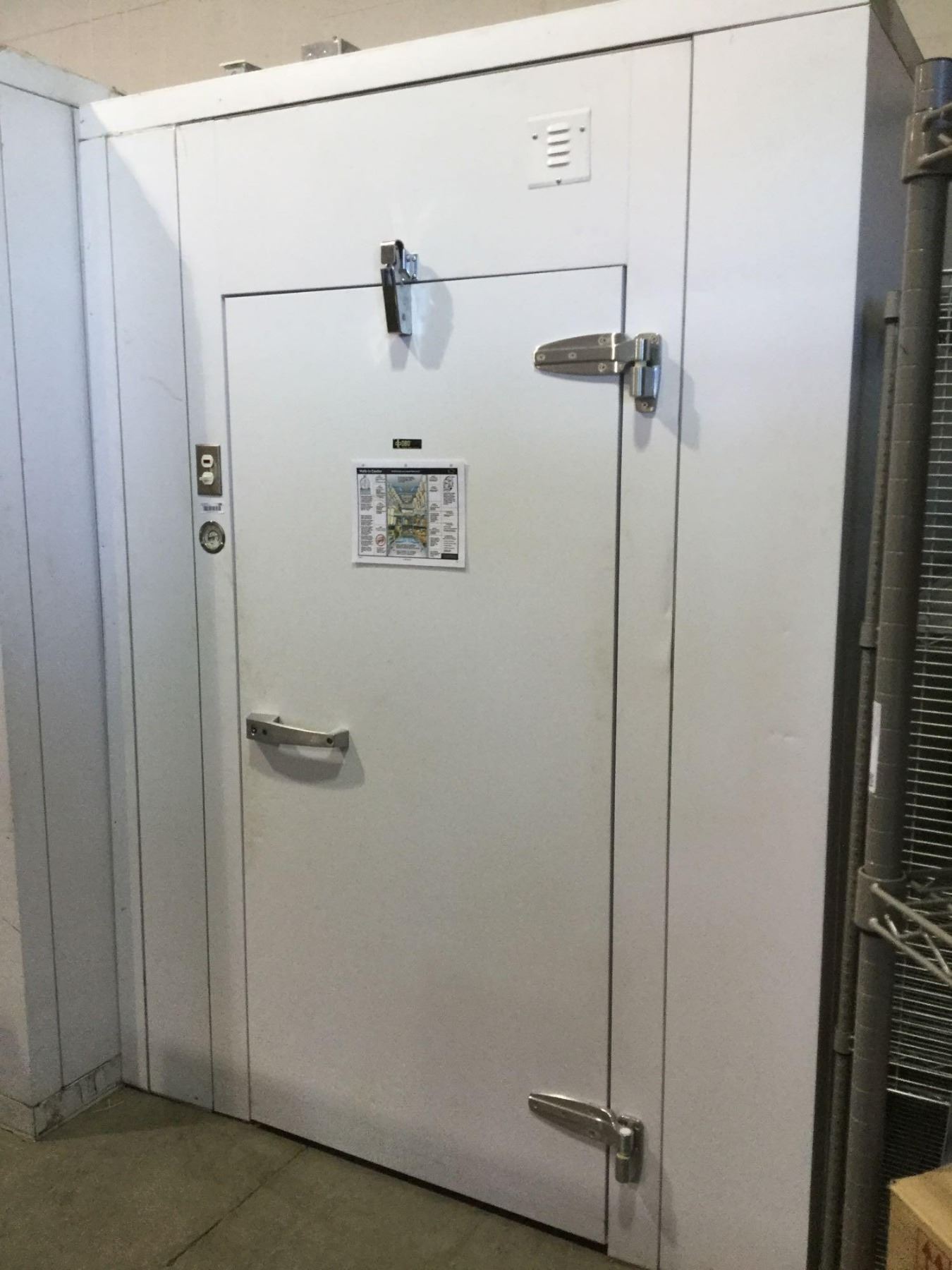 QBD Cooling Systems Solid Door WalkIn COOLER , 72 x 66 inches complete