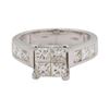 Image 1 : 1 ctw Diamond Ring - 14KT White Gold