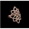 Image 1 : 0.65 ctw Diamond Ring - 14KT Rose Gold