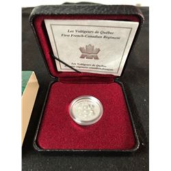 Canada - 2000 - Les Voltigeurs De Quebec - Silver Proof Nickel