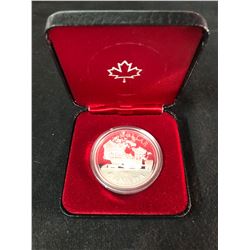 1981 Canada Dollar Trans-Canada Railway Commemorative Proof Silver Coin