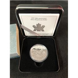 1997 10TH ANNIVERSARY SILVER PROOF LOON DOLLAR