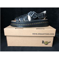 Dr Martens 8092 Archive Black Heavyweight Grizzly Leather Fisherman Sandals (US Mens 8/ Womens 9)
