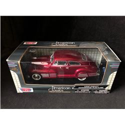 1948 Chevy Aerosedan Fleetline Red - Motormax Premium American 73266 - 1/24 Scale Diecast Model Car