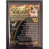Image 2 : THE ROCK SIGNED WWE WRESTLING TRADING CARD #51