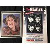 Image 1 : MUSIC MEMORABILIA LOT (OZZY OSBOURNE PHOTO/ BEATLES POSTER)