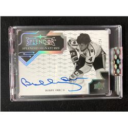 2017-18 UPPER DECK HOCKEY SPLENDID SIGNATURES #SA-OR BOBBY ORR AUTO CARD #15/24