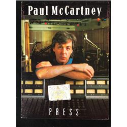 PAUL McCARTNEY "PRESS' SHEET MUSIC