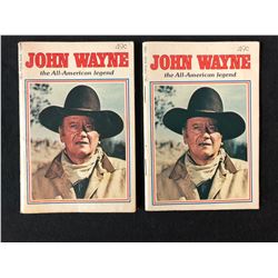 VINTAGE JOHN WAYNE THE ALL AMERICAN LEGEND BOOK LOT