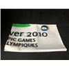 Image 1 : 2010 OLYMPIC WINTER GAMES LOT (INCLUDES BANNER AND OFFICIAL PUCK)