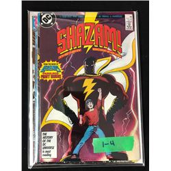 DC COMICS SHAZAM COMIC BOOK LOT ( BOOKS 1-4)