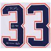 Image 2 : Cam Talbot Signed LE Edmonton Oilers Jersey Inscribed "42 Wins 16/17" (AJ Sports COA)