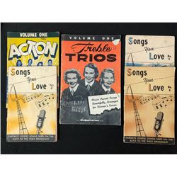 VINTAGE SHEET MUSIC LOT ( COUNTRY AND LOVE SONGS)
