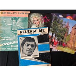 VINTAGE SHEET MUSIC LOT