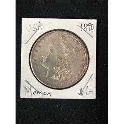 1890 USA MORGAN SILVER DOLLAR