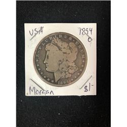 1894 USA MORGAN SILVER DOLLAR MINTED NEW ORLEANS