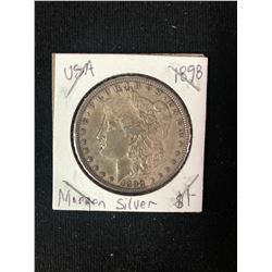 1898 USA MORGAN SILVER DOLLAR