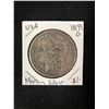 Image 1 : 1899 USA MORGAN SILVER DOLLAR MINTED NEW ORLEANS